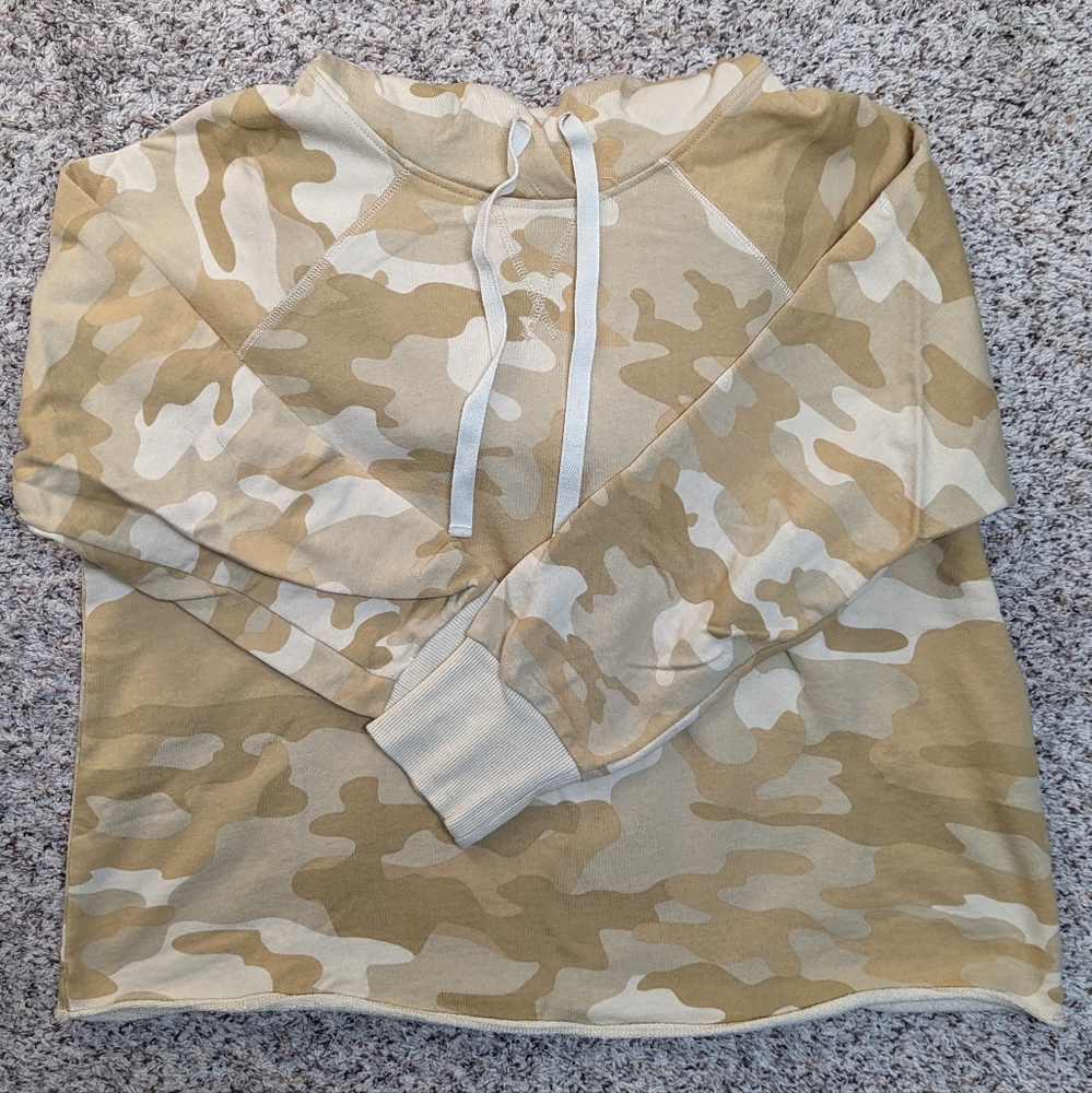 Nili Lotan + Target camo print lightweight sweatshirt hoodie size L - Picture 9 of 9